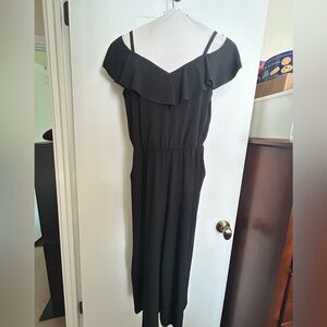 Cupio Black Spaghetti Strap Jumpsuit